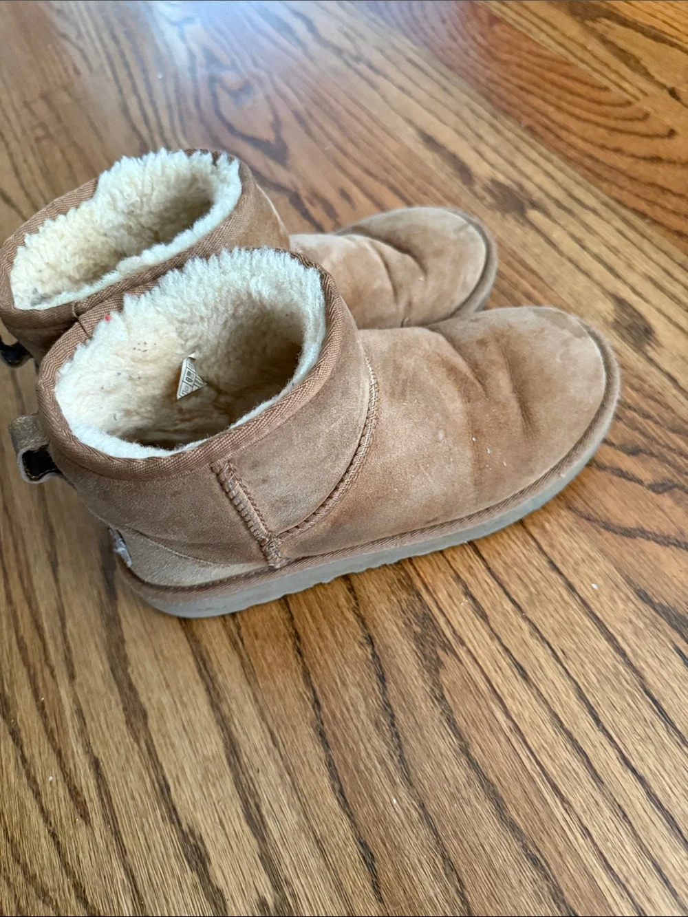Ugg Kids Cozy Shearling-Lined Suede Boots